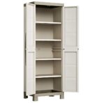 Keter Lagerschrank mit Einlegeböden Excellence Beige und Taupe 182 cm – Bild 2