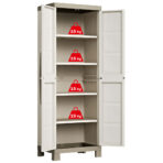 Keter Lagerschrank mit Einlegeböden Excellence Beige und Taupe 182 cm – Bild 3
