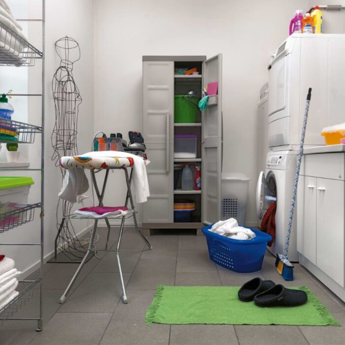 Keter Lagerschrank mit Einlegeböden Excellence Beige und Taupe 182 cm – Bild 7