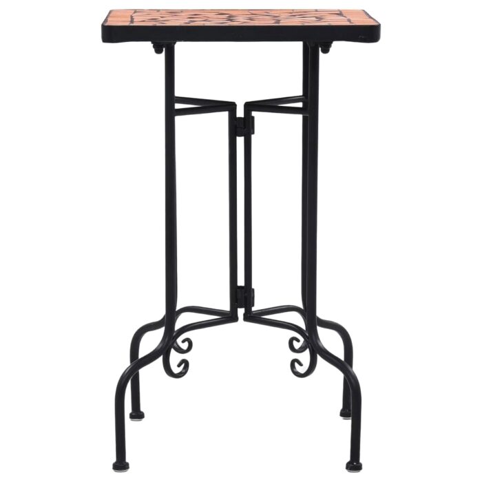 Mosaiktisch Keramik Terracotta – Bild 2