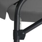 Sonnenschirm mit Stahl-Mast 300 cm Grün – Bild 6