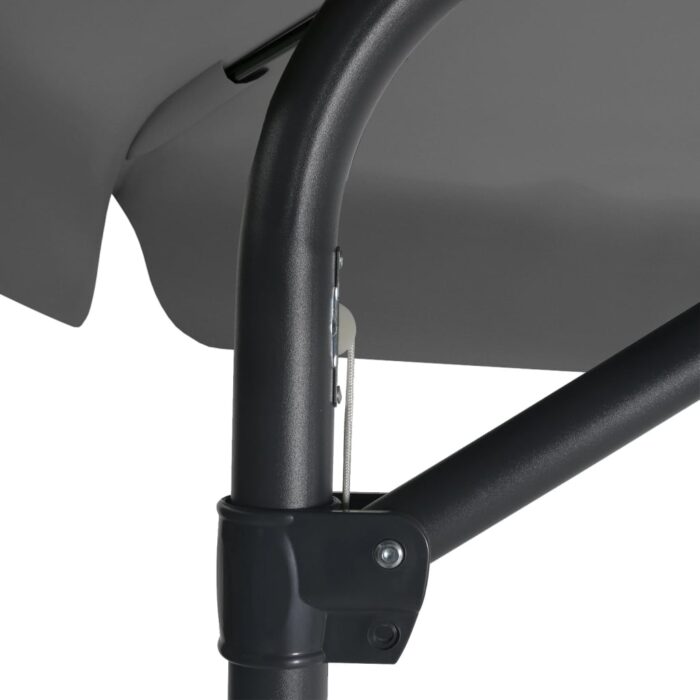 Sonnenschirm mit Stahl-Mast 300 cm Grün – Bild 6