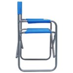 Regiestühle 2 Stk. Stahl Blau – Bild 4