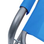 Regiestühle 2 Stk. Stahl Blau – Bild 8