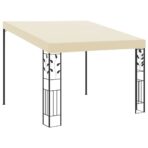 Wand-Pavillon 3x3x2,5 m Cremeweiss