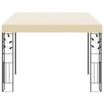 Wand-Pavillon 3x3x2,5 m Cremeweiss – Bild 2
