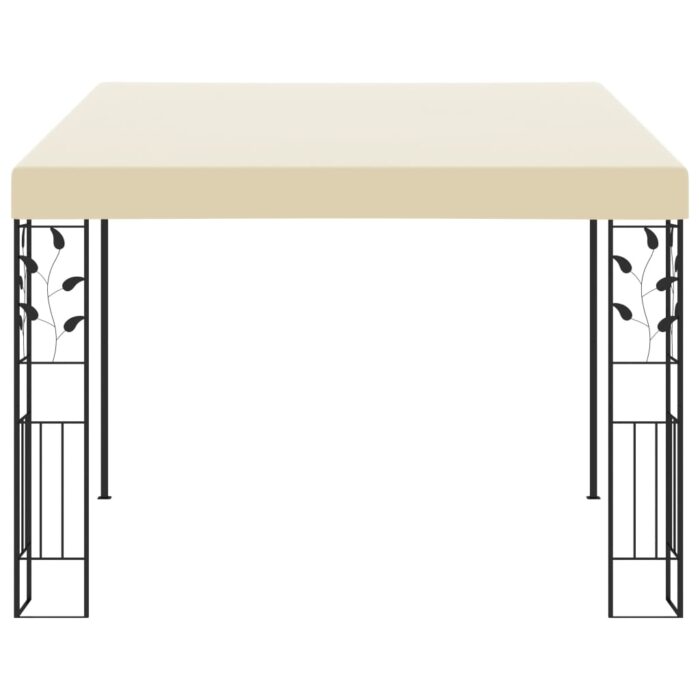 Wand-Pavillon 3x3x2,5 m Cremeweiss – Bild 2