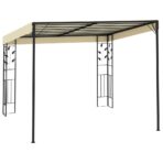 Wand-Pavillon 3x3x2,5 m Cremeweiss – Bild 3