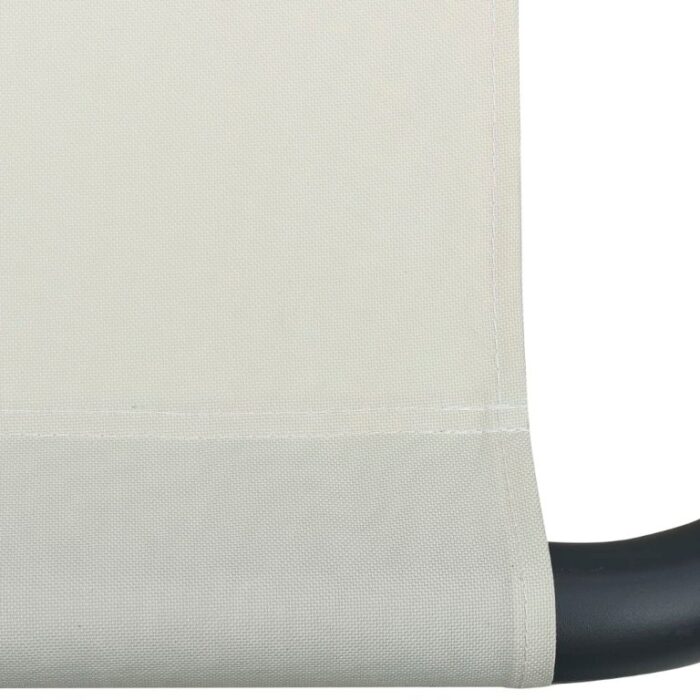 Gartenbett Creme 200x90 cm Stahl – Bild 6