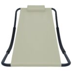 Gartenbett Cremeweiss 200 x 90 cm Stahl – Bild 2