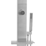 Gartendusche Edelstahl Gerade – Bild 7