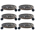 Pflanzenroller 6 Stk. Bronze 30 cm Kunststoff