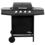 Gasgrill mit 4 Flammen Schwarz – Bild 3