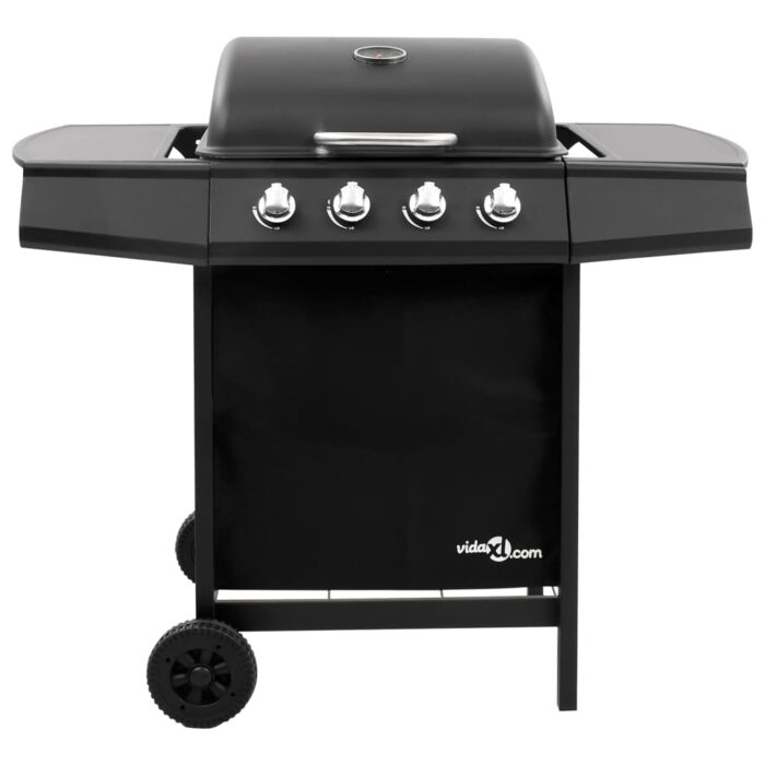Gasgrill mit 4 Flammen Schwarz – Bild 3