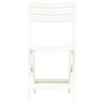 Klappbare Gartenstühle 2 Stk. Kunststoff Weiss – Bild 3