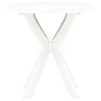 Bistrotisch Weiss Ø70 cm Kunststoff – Bild 3