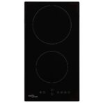 Glaskeramik-Kochfeld mit 2 Platten Touch Control 3000 W