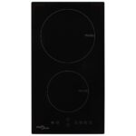 Induktionskochfeld mit 2 Platten Touch Control Glas 3500 W