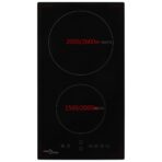 Induktionskochfeld mit 2 Platten Touch Control Glas 3500 W – Bild 2