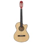 Westerngitarre Cutaway mit Equalizer und 6 Saiten – Bild 3