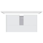 Badmöbel-Set Weiss Holzwerkstoff – Bild 7