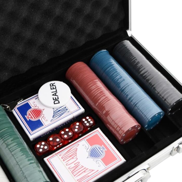 Pokerchips-Set 300 Stk. 4 g – Bild 6