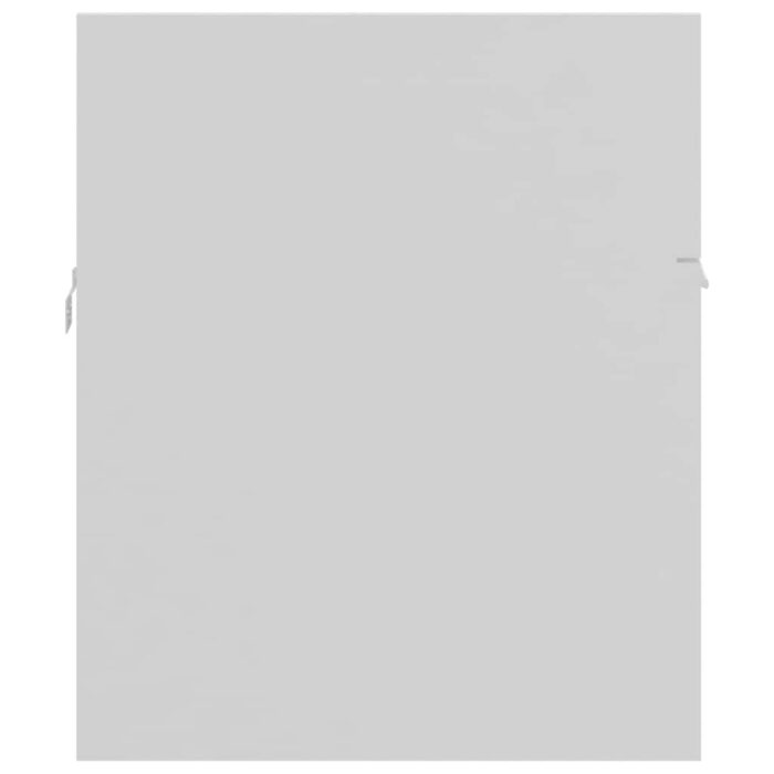 2-tlg. Badmöbel-Set Weiss Holzwerkstoff – Bild 10