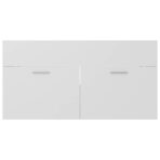 2-tlg. Badmöbel-Set Weiss Holzwerkstoff – Bild 9