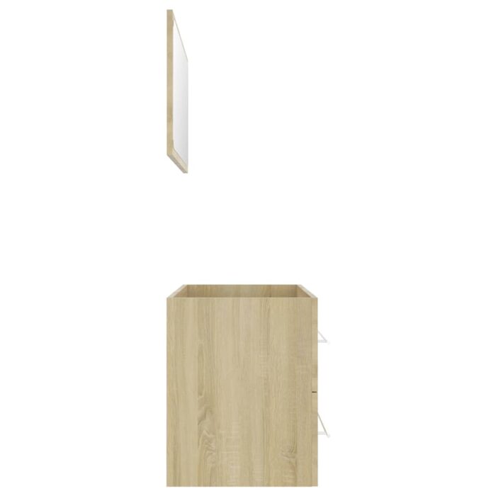 2-tlg. Badmöbel-Set Sonoma-Eiche Holzwerkstoff – Bild 5