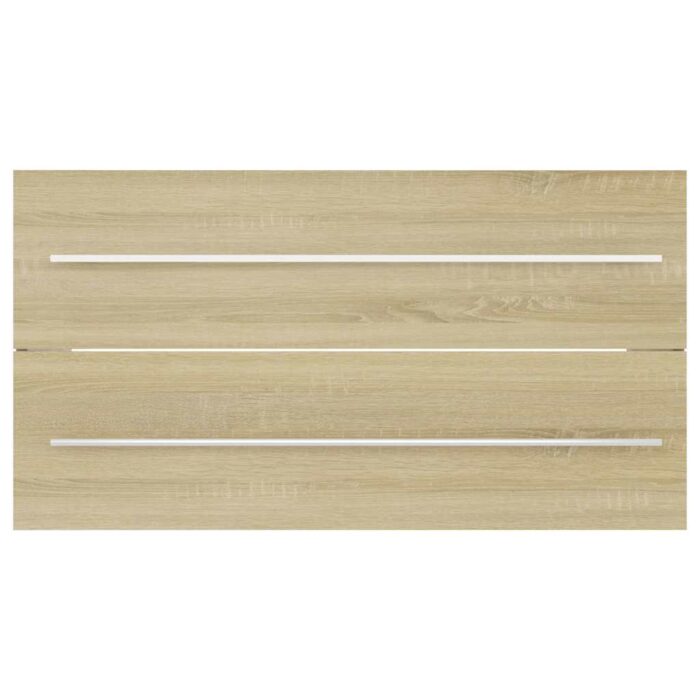 2-tlg. Badmöbel-Set Sonoma-Eiche Holzwerkstoff – Bild 9