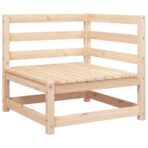 Garten-Ecksofa Massivholz Kiefer – Bild 2