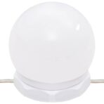 Schminktisch mit LED Weiss 86,5x35x136 cm – Bild 7