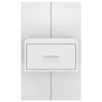 Wand-Nachttisch Weiss – Bild 5