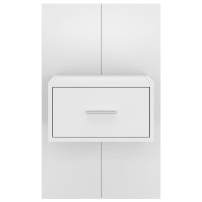 Wand-Nachttisch Weiss – Bild 5
