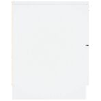 Nachttische 2 Stk. Weiss Holzwerkstoff – Bild 4