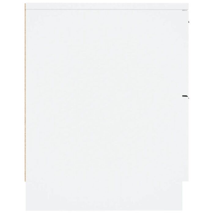 Nachttische 2 Stk. Weiss Holzwerkstoff – Bild 4