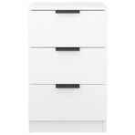 Nachttisch Weiss 40x36x65 cm – Bild 6