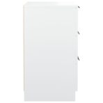 Nachttisch Weiss 40x36x65 cm – Bild 7