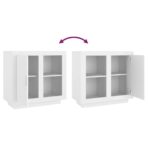 Sideboard Weiss 80x40x75 cm – Bild 8