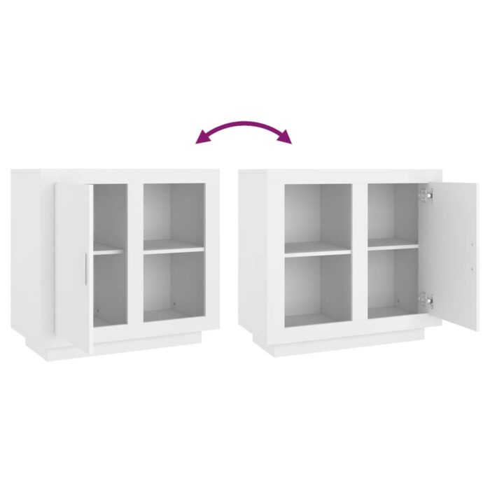 Sideboard Weiss 80x40x75 cm – Bild 8