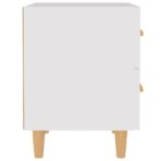 Nachttisch Weiss 40x35x47,5 cm – Bild 4