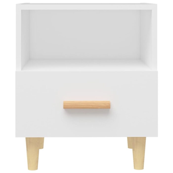 Nachttisch Weiss 40x35x47 cm – Bild 4