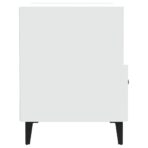 Nachttisch Weiss Holzwerkstoff – Bild 4