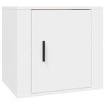 Nachttisch Weiss 50x39x47 cm – Bild 2