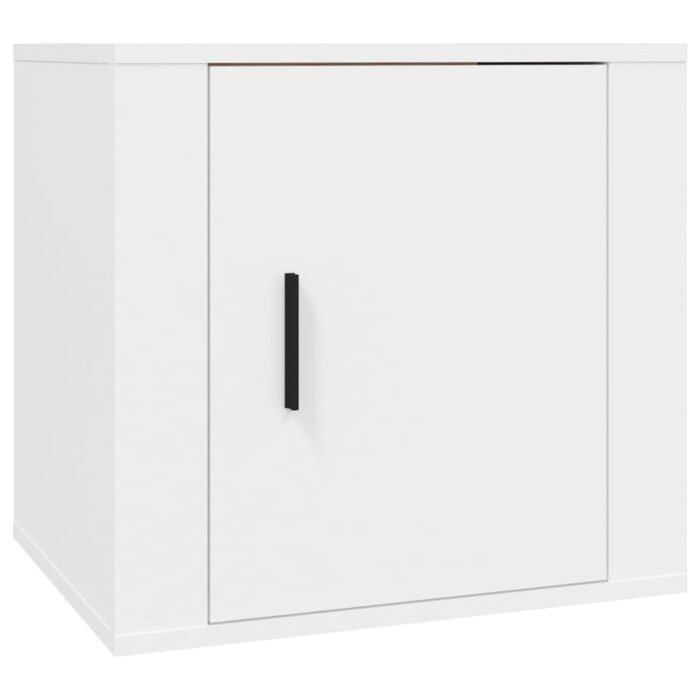 Nachttisch Weiss 50x39x47 cm – Bild 2