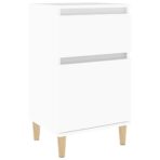 Nachttisch Weiss 40x35x70 cm – Bild 2
