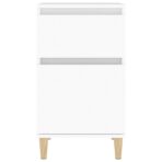 Nachttisch Weiss 40x35x70 cm – Bild 6