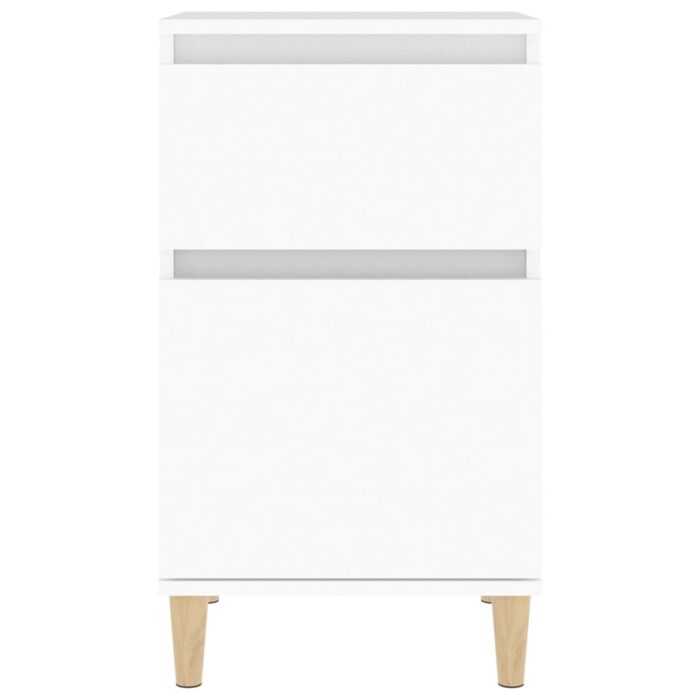 Nachttisch Weiss 40x35x70 cm – Bild 6