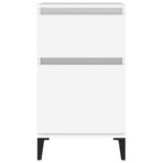 Nachttisch Weiss 40x35x70 cm – Bild 6