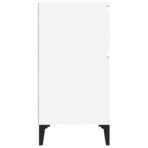 Nachttisch Weiss 40x35x70 cm – Bild 7